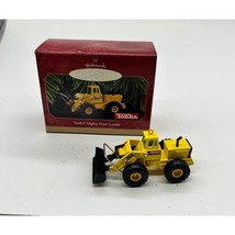 Hallmark Keepsake Ornament Tonka Mighty Yellow Front Loader 1997 Diecast Hasbro - £7.79 GBP