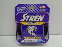 Stren Original 8 LB 330 Yards Clear Blue New Monofilament Fishing Line - £11.62 GBP