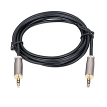 3.5Mm To 3.5Mm Aux Cable Metal Plug Super Smooth Car Audio 100Cm - £18.89 GBP