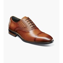 Stacy Adams Lucas Cap Toe Oxford Dress Shoes Cognac 25766-221 image 15