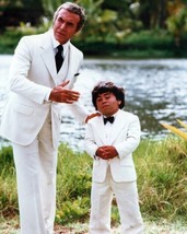 Fantasy Island 1977 Ricardo Montalban stands with Herve Villechaize 8x10 photo - $10.99