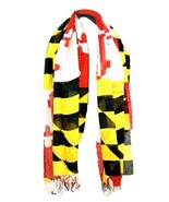 Maryland Flag Scarf with Fringes NEW Fast Free Ship - $24.95