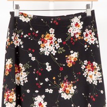 LA Belle VTG Maxi Skirt 3 Juniors Black Floral White Red Orange Long Mod... - £13.80 GBP