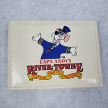 Capt Andys River Towne Pizza Time Theater Wallet Baltimore Arcade 1980s White! - £20.29 GBP