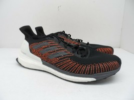Adidas Men&#39;s Solarboost St 19 Shoes Core BLACK/GREY FIVE/SOLAR Orange 10.5M - £56.94 GBP