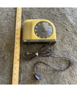 Vintage Mid Century Modern Moonbeam WestClox Brown Face Alarm Clock - $133.65