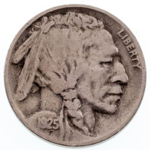 1925-S Buffalo Nickel 5C Ottime Condizioni, Naturale Colore, 4-Digit Periodo - $72.75