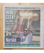Jayson Tatum Boston Celtics Championship Boat Parade Boston Herald Newsp... - $16.07 CAD