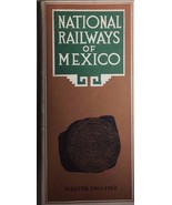 NATIONAL RAILWAYS OF MEXICO vintage Time Tables Winter 1961-1962 - $13.55 CAD
