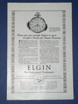Elgin Watch National Geographic Magazine Ad Vintage 1924 - $284.12 MXN