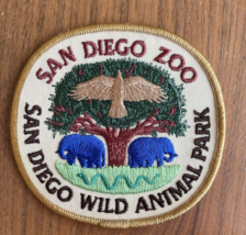 San Diego Zoo San Diego Wild Animal Park Patch Souvenir Embroidered Badge - £11.83 GBP