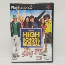 High School Musical: Sing It PS2 (Sony PlayStation 2) SingStar Brand New Sealed - £6.96 GBP