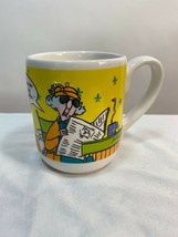 Large Grumpy Maxine And Dog Funny 3D Coffee Mug Cup Tea Crabby Lady Hall... - $16.96