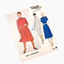 Vogue Paris Original Guy Laroche 2838 Sew Pattern Uncut Dress 1982 Misses Size 6 - £14.69 GBP