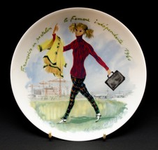 D&#39;Arceau Limoges Collector Plate Les Femmes Du Siecle 1960 FR Ganeau Francoise - £16.35 GBP