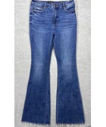 Judy Blue Womens Jeans 13/31 Control Top Flare Distressed Hem - $26.03