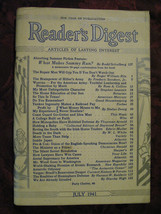 Reader&#39;s Digest July 1941 Stephen Leacock Stefan Zwieg Gypsy Rose Lee - $6.89