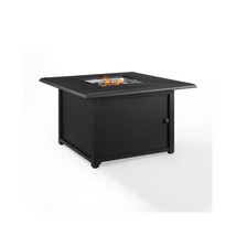 Dante Metal Fire Table, Black - 25.13 x 41.88 x 41.88 in. - $988.29