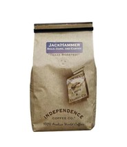 Independence Coffee Jackhammer whole bean dark roast. 24oz bag. lot of 2 - $98.97