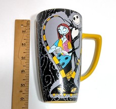 Nightmare Before Christmas Coffee Mug Jack Skellington Sally Heart Cup Disney! - £29.57 GBP