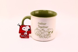 Large Coffee Mug. Snoopy. Gather Together With Pumpkins. Fall Theme - £12.58 GBP