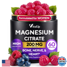 Magnesium Gummies for Women 200 mg – High Absorption Magnesium Citrate G... - $41.27