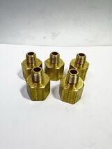 5-Parker Brass 1/2" Female NPT X 1/4" Male Pipe Fitting Reducer Adapter ... - $29.75