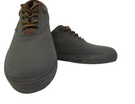 Polo Ralph Lauren Mens Sizes 15 16 17 Charcoal Gray Fashion Sneaker Vaughn Nib - $54.90