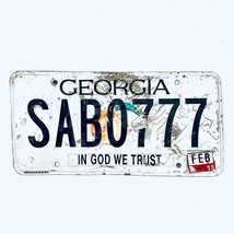 2018 United States Georgia In God We Trust Passenger License Plate SAB0777 - $16.82