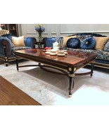 Opulent European-Style Coffee Table | Handcrafted Luxury | 59.1&quot; x 35.4&quot;... - $2,687.54 CAD