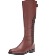 Cole Haan Women Idah Equestrian knee high Boot W22266 Brown Leather Size 8M - £214.21 GBP
