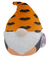 Squishmallow Tenson Gnome Plush Black Orange Bat Halloween 8&quot; NWT - £7.62 GBP