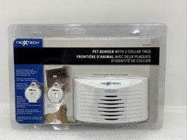 Nexxtech Pet Border 2 Collar Tags Dogs &amp; Cats Ultrasonic Sound Generator... - $46.36
