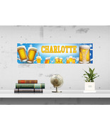 Beer - Personalized Name Poster, Customized Wall Art Banner, Frame Option - €15,44 EUR+