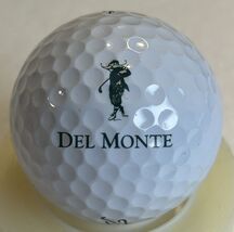 Del Monte Golf Course Pebble Beach Resorts Monterey Logo Display Golf Ball - €14,26 EUR