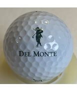 Del Monte Golf Course Pebble Beach Resorts Monterey Logo Display Golf Ball - €14,30 EUR