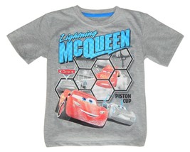 Disney Cars Lightning Mc Queen Jackson Storm Tee T-Shirt New Boys 4, 5-6 Or 7 - £7.67 GBP