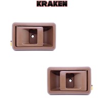 Inside Door Handles For Toyota Tacoma 1998 Left Right Front Pair Brown - $23.33