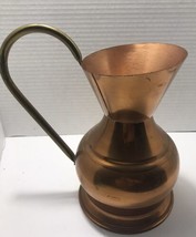 Copper Pitcher 8 1/4 In Tall - £14.38 GBP