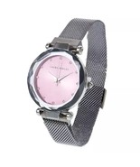 LAURA ASHLEY MESH BAND WATCH WITH PINK FACE - £15.98 GBP