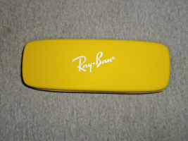 Ray-Ban hard yellow eyeglass case  NEW - $13.85