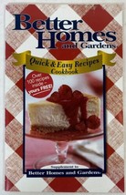 Better Homes and Gardens Quick &amp; Easy Recipes, 2004, Paperback - £7.17 GBP