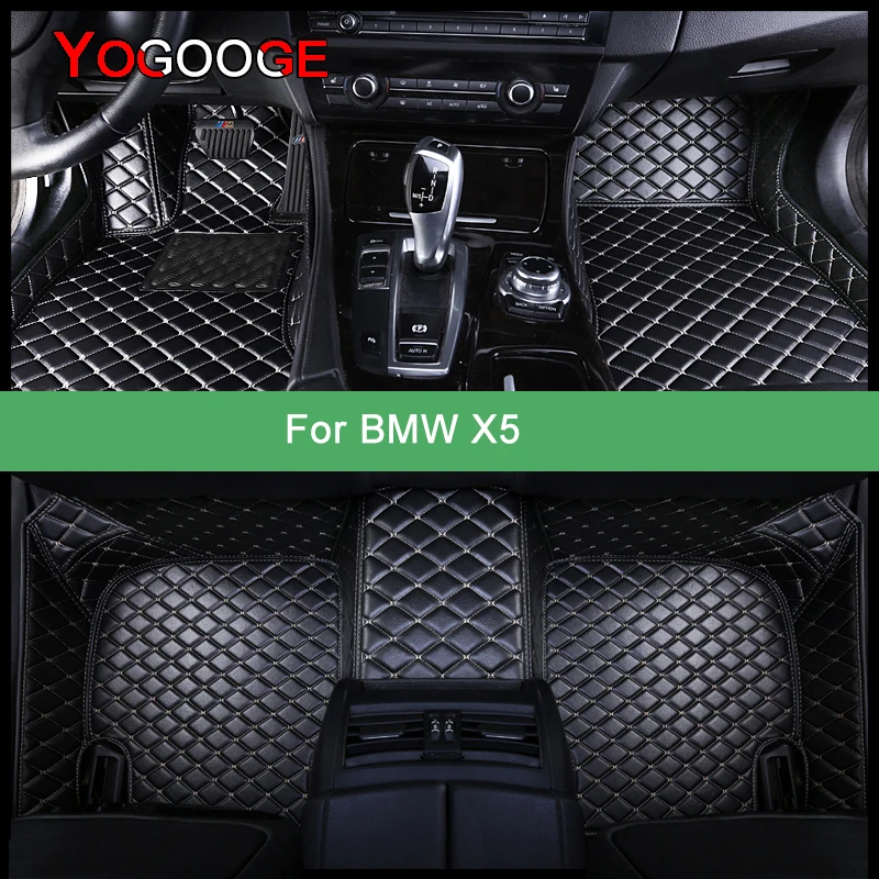 YOGOOGE Custom Car Floor Mats For BMW X5 E53 E70 F15 F85 G05 2000-2022 Y... - $77.98