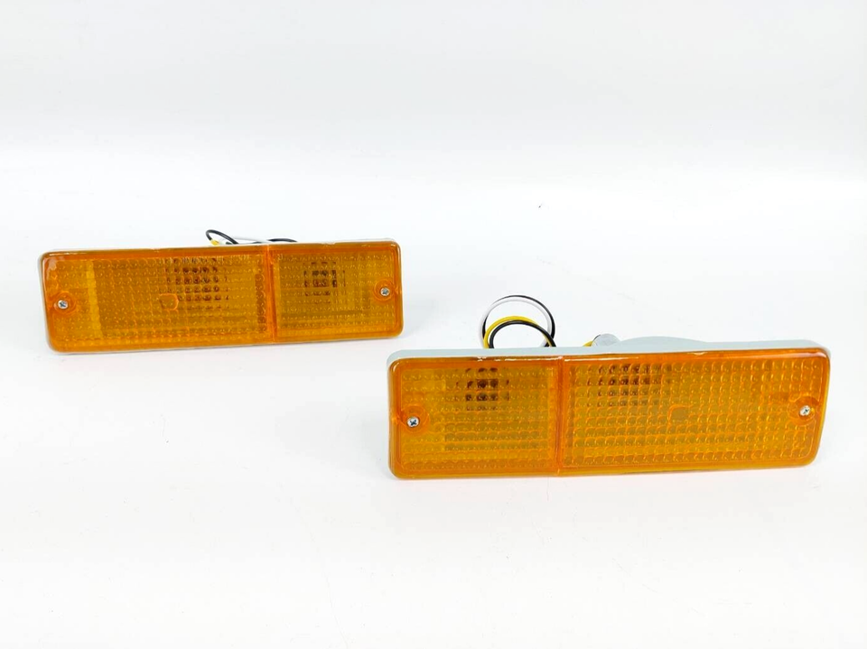 Front Bumper Lamp Turn Signal Light A Pair Fits For Nissan 720 1980-1986 - $50.48
