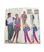 McCalls Sportswear Pattern Choose Medium or Large 6404 Jacket Pants Shor... - $149.83 MXN