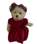 Vintage Boyds Bears Christmas 14” Plush Christmas 1988-2006 Girl Dress H... - $20.37 CAD