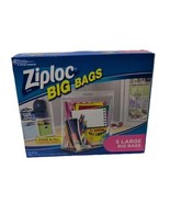 Ziploc Big Bags 5 Count Large 3 Gallon Size Stand &amp; Fill Storage Closet ... - $45.96 CAD