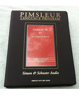 German III (3) Pimsleur by Dr. Ulrike Rettig, 30 lessons - £59.95 GBP
