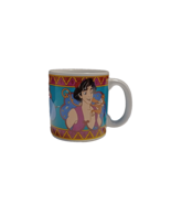 Aladdin Oversized Coffee Mug Jasmine and The Genie Walt Disney Abu Disne... - £11.91 GBP