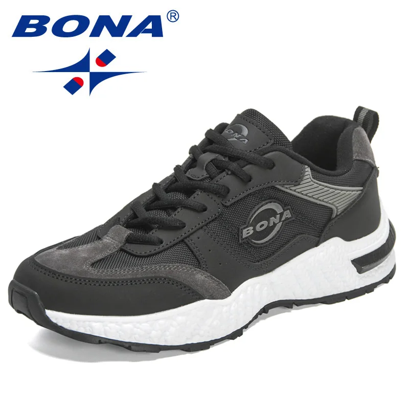 Best Sneakers BONA 2024 New Designeres  Running Shoes Men Outdoor  Shoes Non-sli - £70.59 GBP